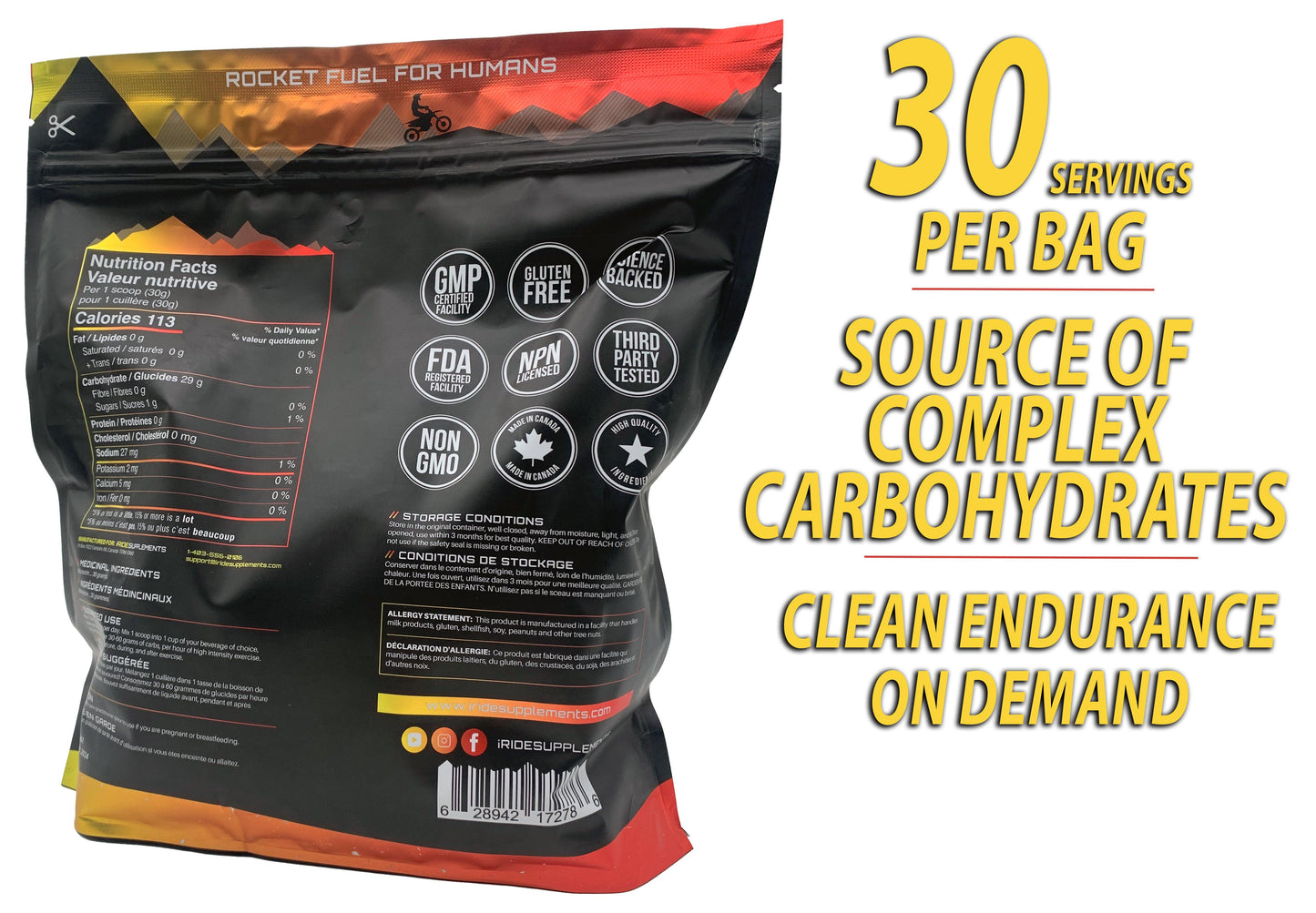 iRide Carbohydrate Booster