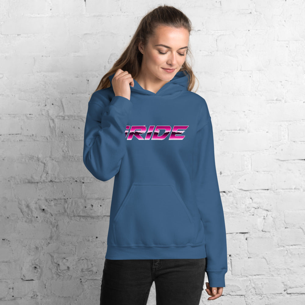 Womens 8 Bit Hoodie - Level Up Your Life