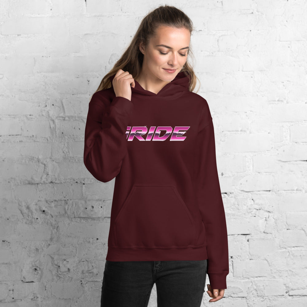Womens 8 Bit Hoodie - Level Up Your Life