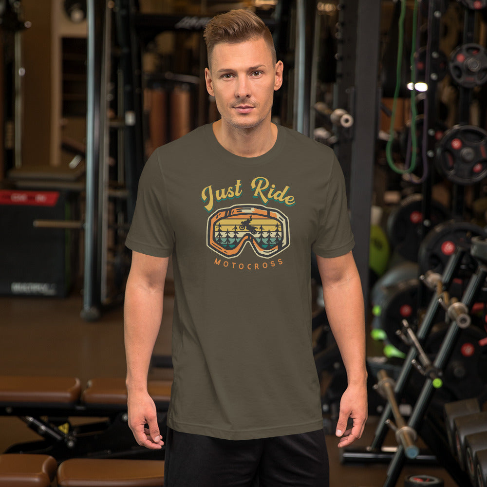 iRide "Just Ride" Moto Short-Sleeve Unisex T-Shirt