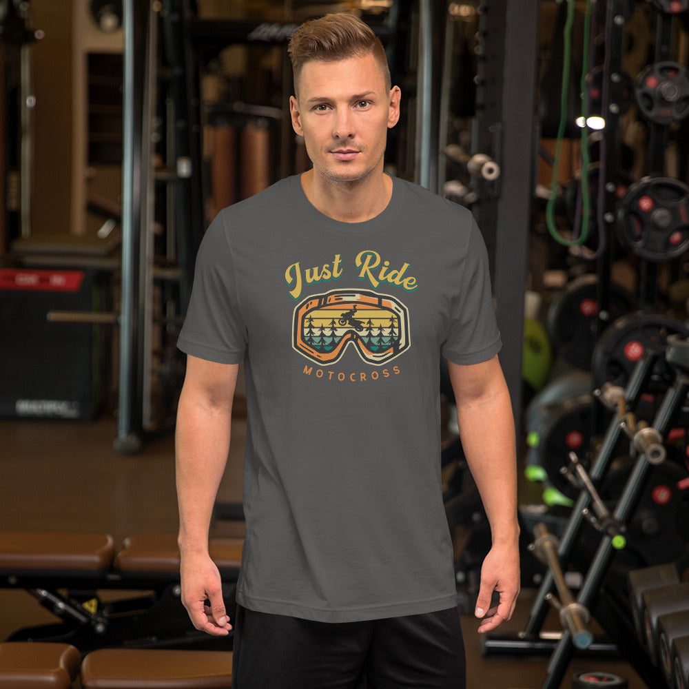 iRide "Just Ride" Moto Short-Sleeve Unisex T-Shirt