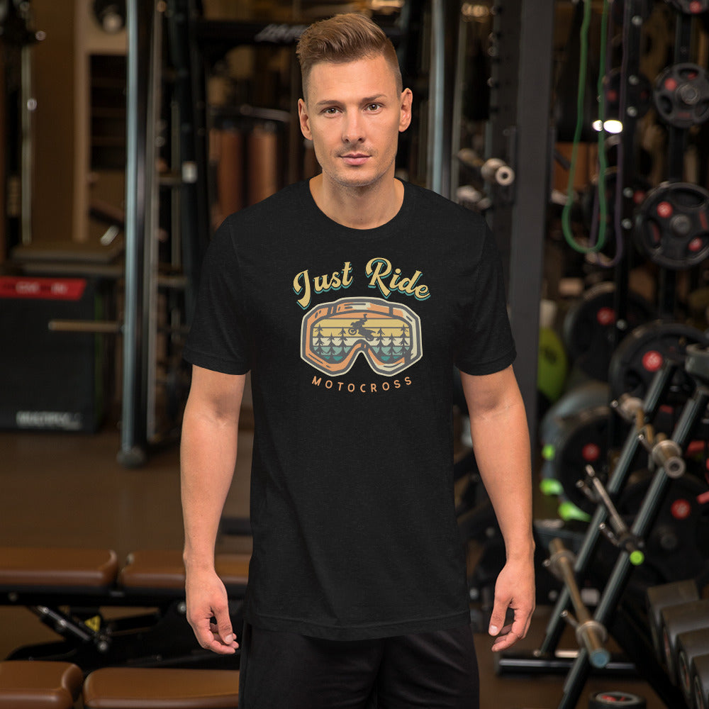 iRide "Just Ride" Moto Short-Sleeve Unisex T-Shirt