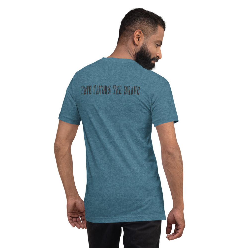 iRide "Fate Favors the Brave" Short-Sleeve Unisex T-Shirt