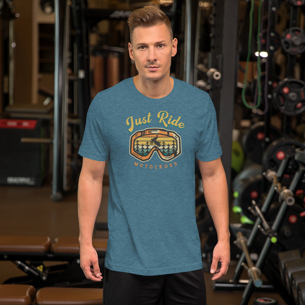 iRide "Just Ride" Moto Short-Sleeve Unisex T-Shirt