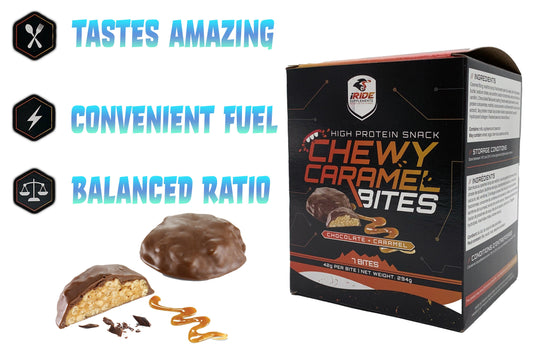 High Protein Caramel Bites (Box of 7) - iRide Supplements