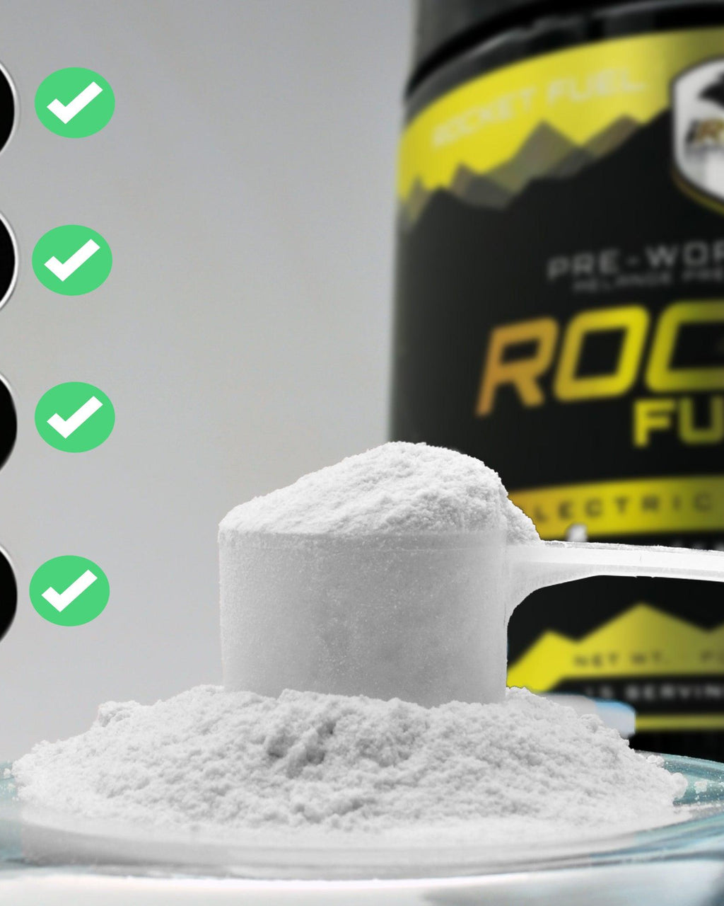 Pre Ride Supplement *Electric Lemonade* Rocket Fuel Pre-Workout (15 Servings)