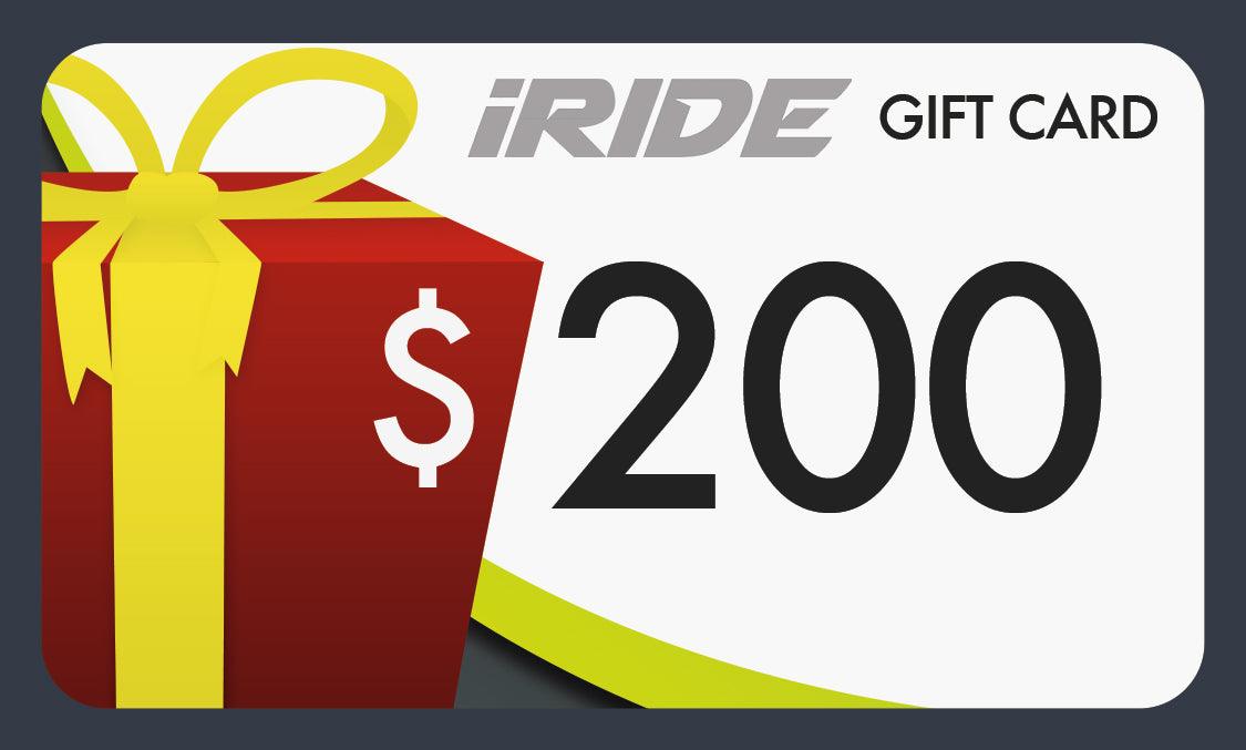 iRide Supplements Gift Cards