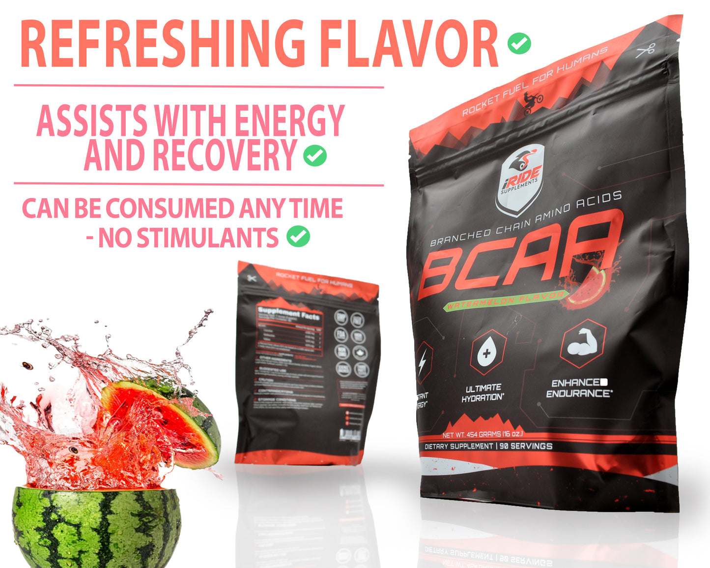 Watermelon Optimal Branched Chain Amino Acid (BCAA) Blend