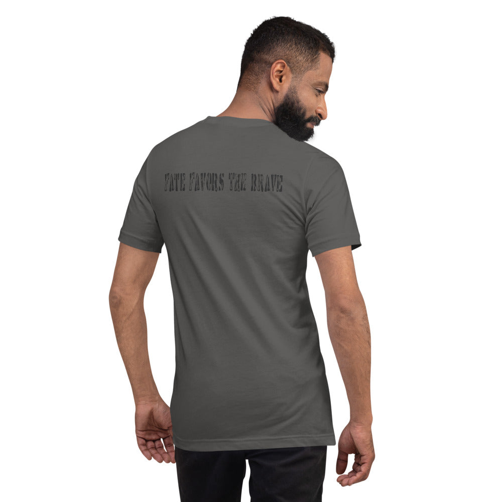 iRide "Fate Favors the Brave" Short-Sleeve Unisex T-Shirt